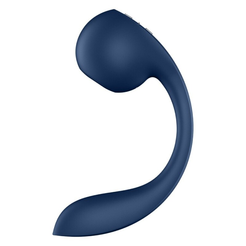 Вібратор для точки G та клітора Satisfyer Pro+ Wave 4 з додатком, блакитний, 26.5 х 4.1 см - Изображение 2