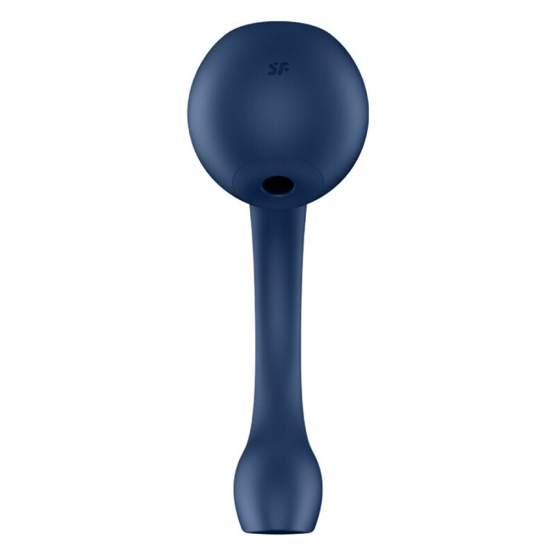 Вібратор для точки G та клітора Satisfyer Pro+ Wave 4 з додатком, блакитний, 26.5 х 4.1 см - Изображение 3