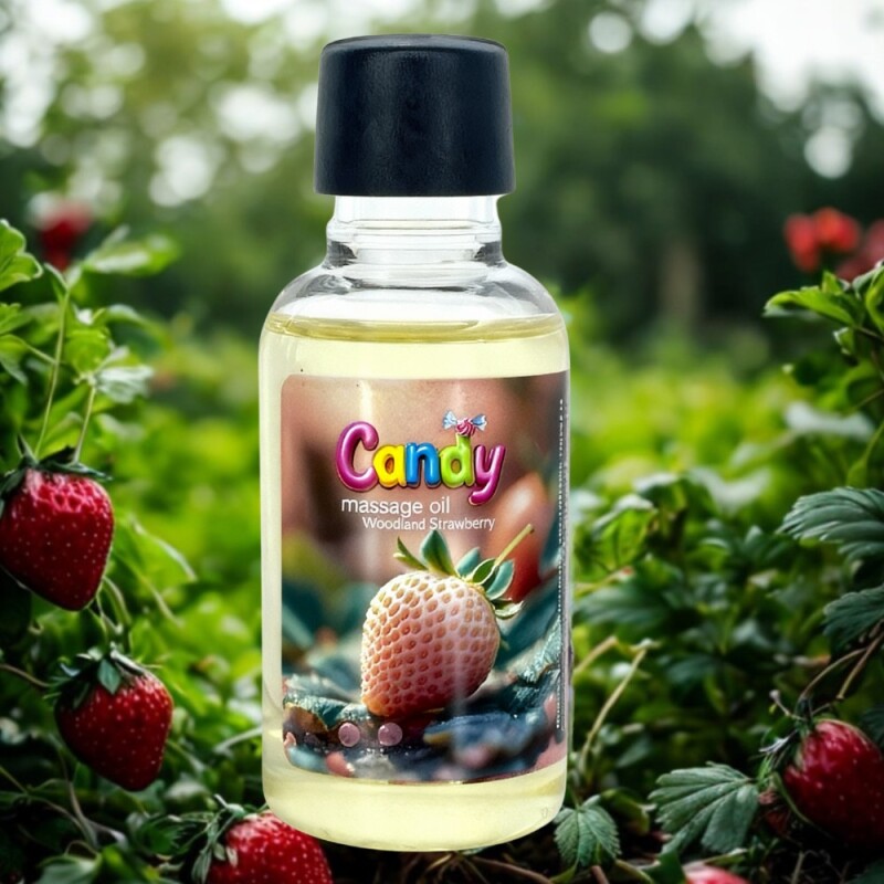 Масажна олійка Candy Massage Oil Woodland Strawberry з ароматом суниці, 50 мл - Зображення 1