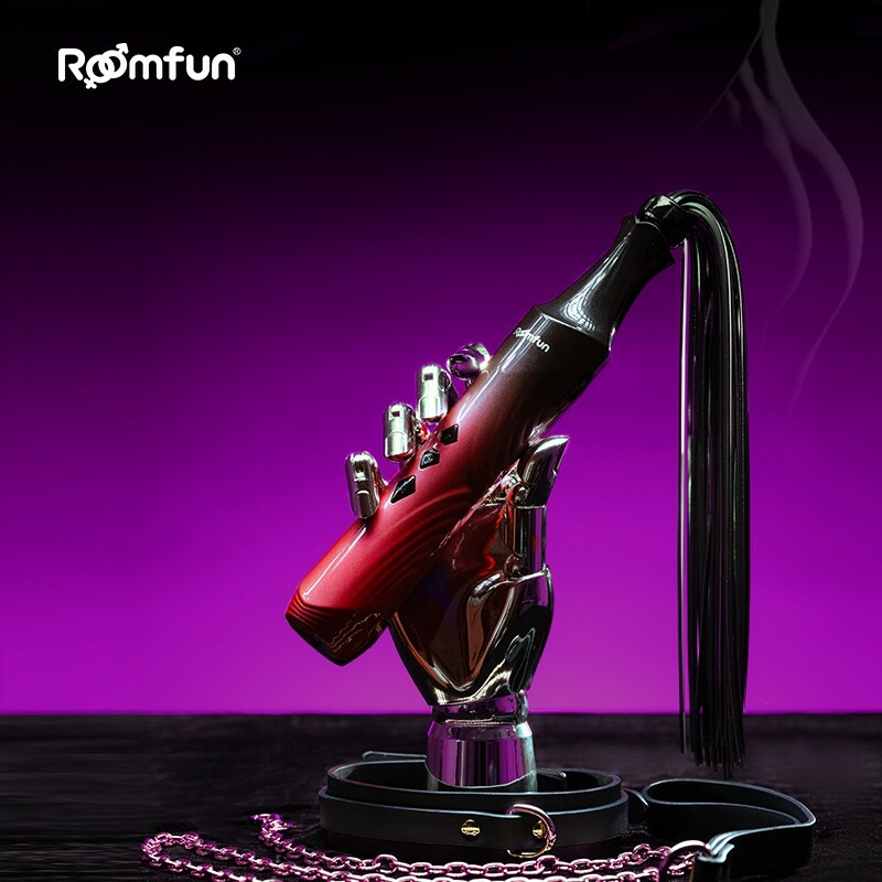 Флогер Roomfun з електростимуляцією, рожево-чорний - Зображення 5