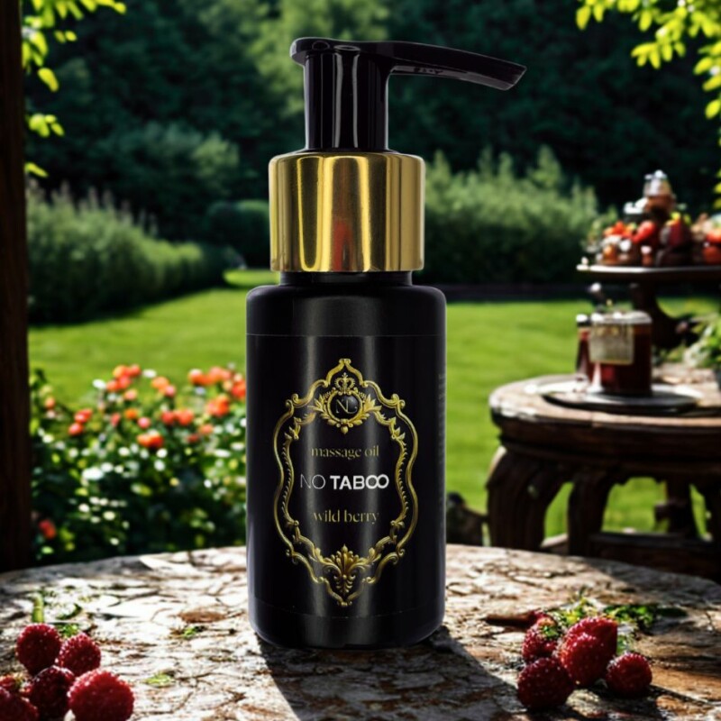 Масажна олійка NO TABOO Wild Berry з ароматом суниці, 50 мл - Изображение 5