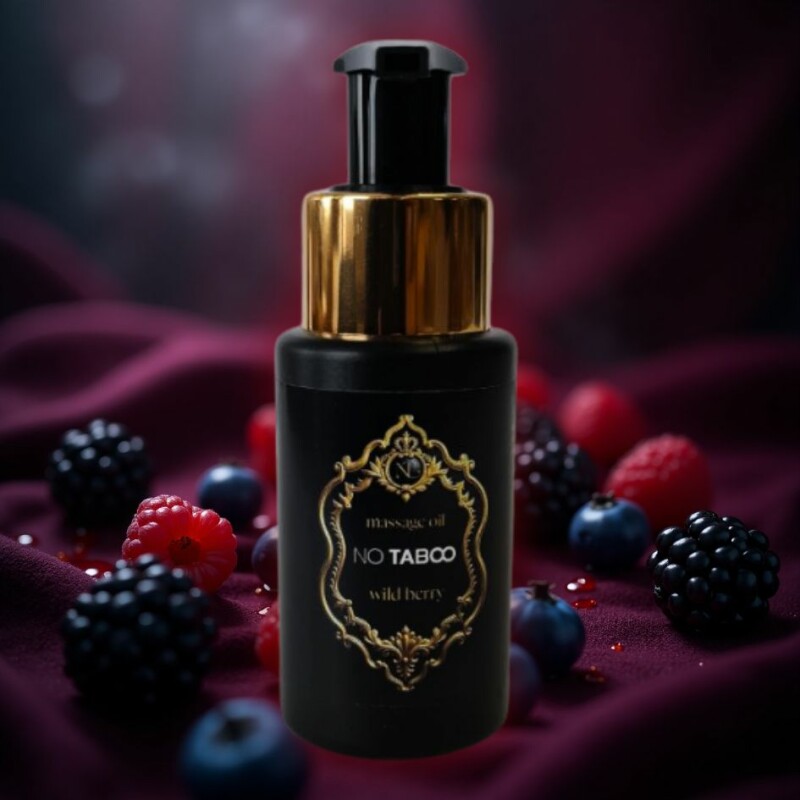 Масажна олійка NO TABOO Wild Berry з ароматом суниці, 50 мл - Изображение 1