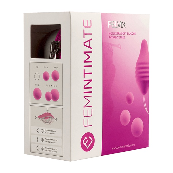 Тренажер Кегеля Femintimate Pelvix Concept рожевий, 6 х 3 см - Зображення 1