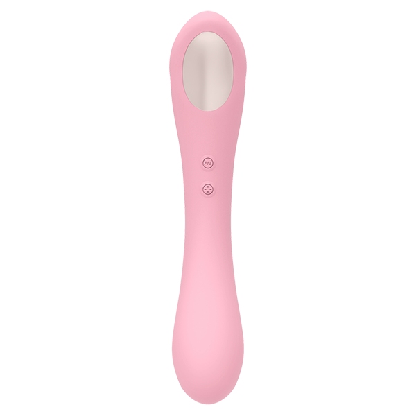 Вакуумний стимулятор Femintimate Daisy Massager з вібрацією, рожевий, 20.2 х 4.2 см - Изображение 2