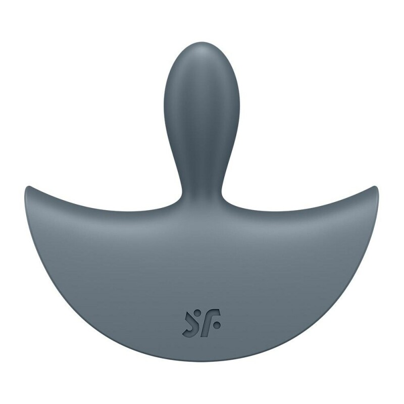 Анальний вібратор Satisfyer Booty Absolute Beginners 2 з широкою основою, сірий, 7.8 х 7 см - Зображення 3