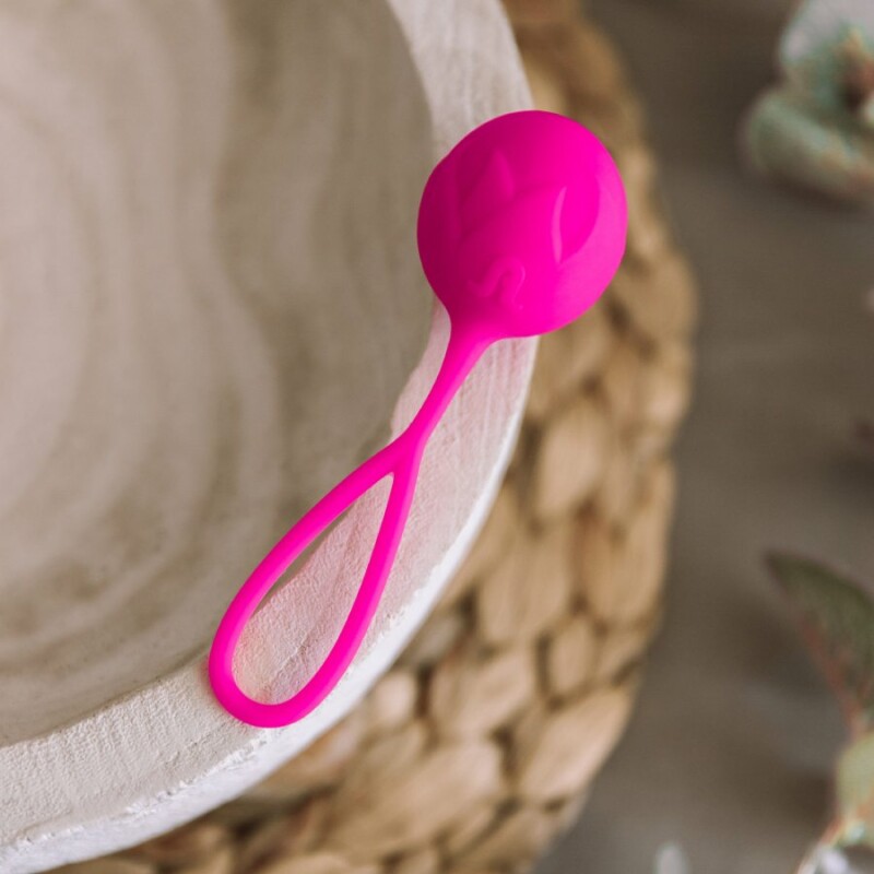 Вагінальна кулька Adrien Lastic Geisha Ball Mia рожева, 12 х 3.6 см - Зображення 4