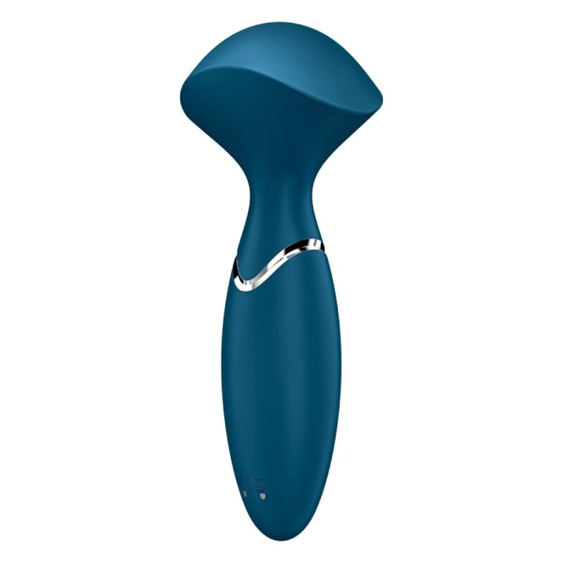 Вібромасажер Satisfyer Mini Wand-er компактний, блакитний, 5.8 х 6.3 см - Изображение 5