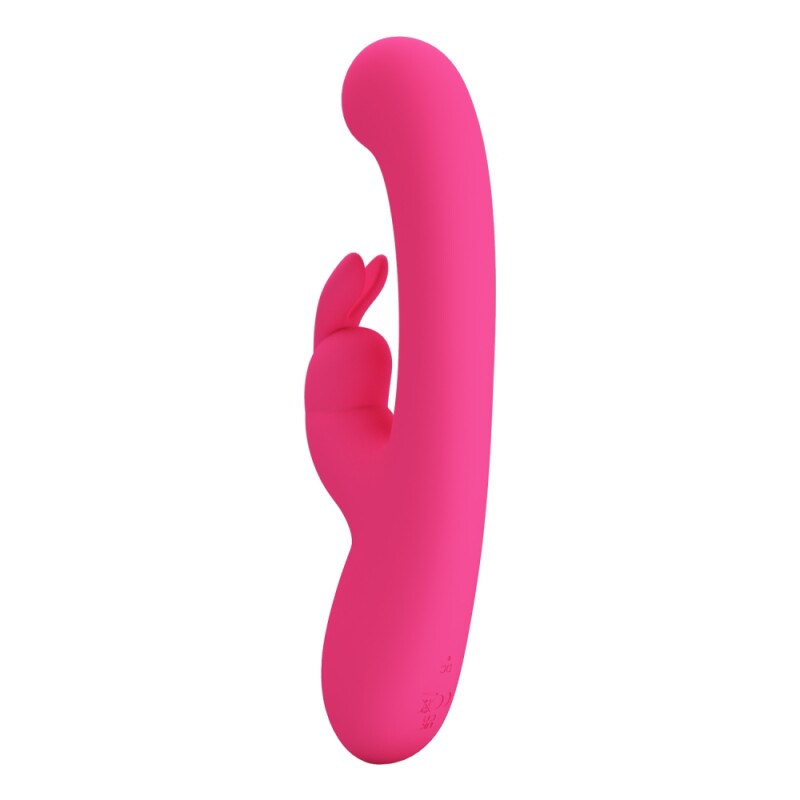 Вібратор-кролик Pretty Love Lamar з LED дісплеєм, рожевий, 22 х 4 см - Изображение 6