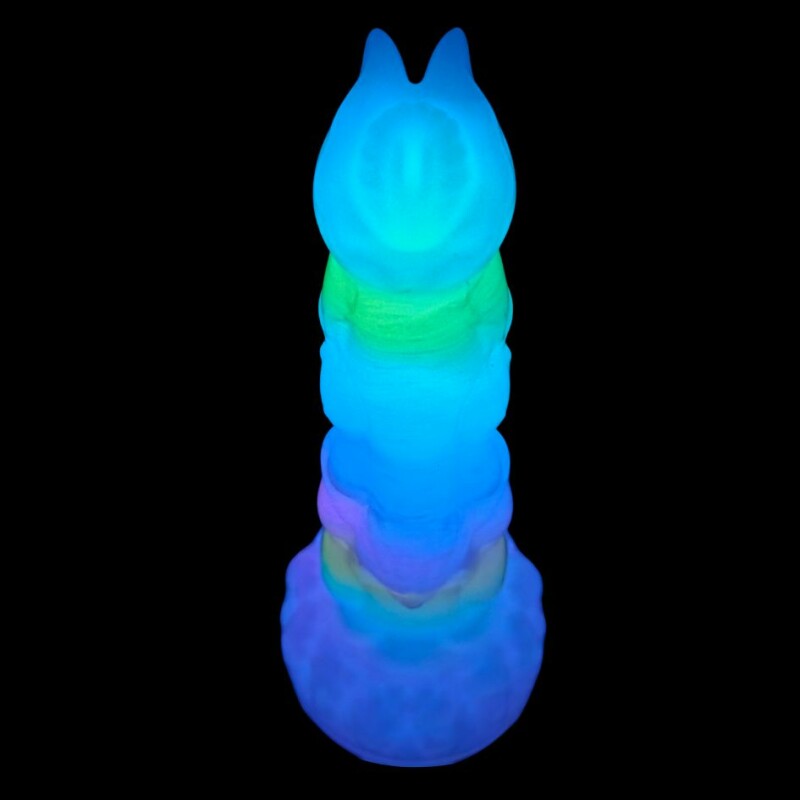 Вібратор з пультом UNIVIBE Unicorn люмінісцентний, різнокольоровий, 25 х 5.7 см - Зображення 5