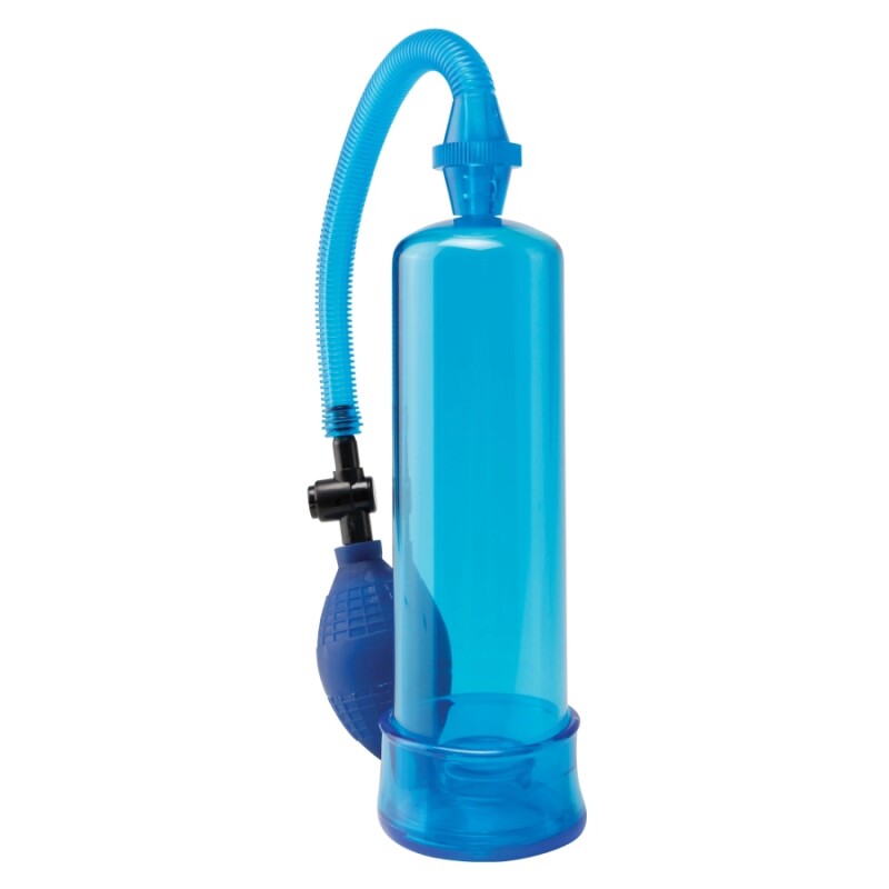 Вакуумна помпа Pipedream Pump Worx механнічна з грушею, блакитна, 19 х 6 см - Изображение 1