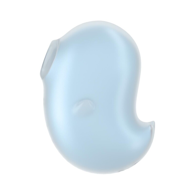 Вакуумний стимулятор Satisfyer Cutie Ghost з вібрацією, блакитний, 9.1 х 5.5 см - Зображення 4