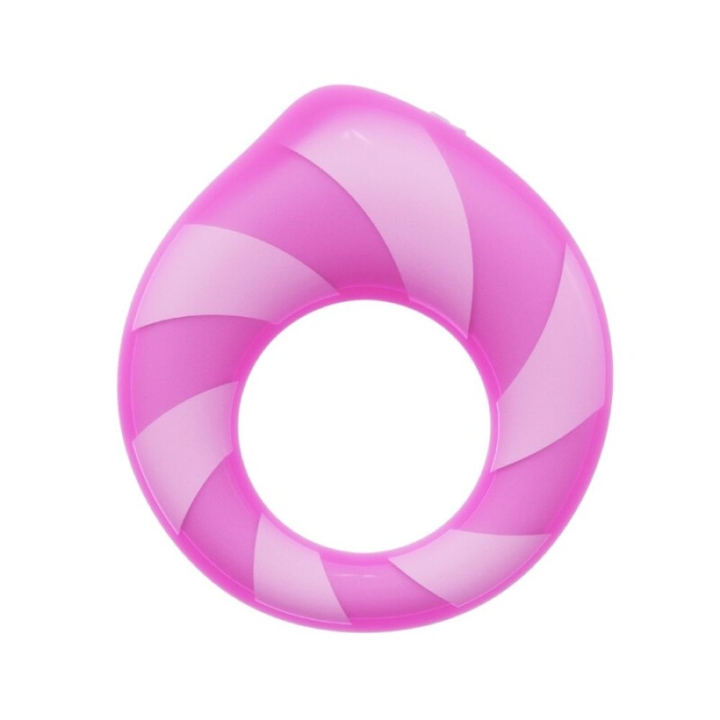 Ерекційне віброкільце з додатком Univibe Marshmallow Sense Ring рожеве, 7.4 х 6.7 см - Зображення 1