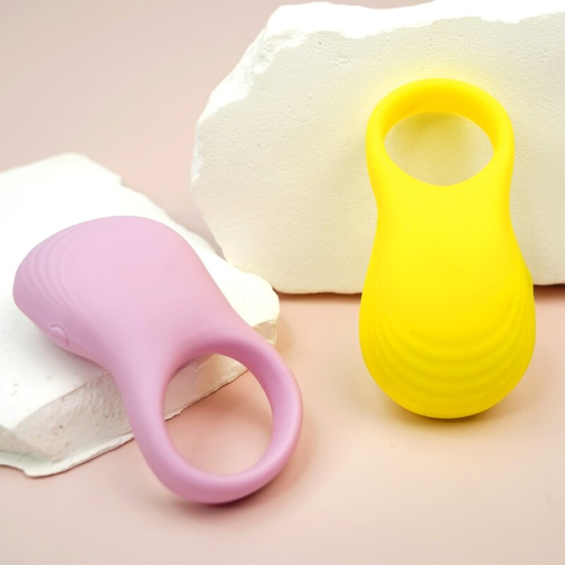 Ерекційне віброкільце Sweet Em Vibe Ring з пультом, рожеве, 8.5 х 4.5 см - Зображення 5
