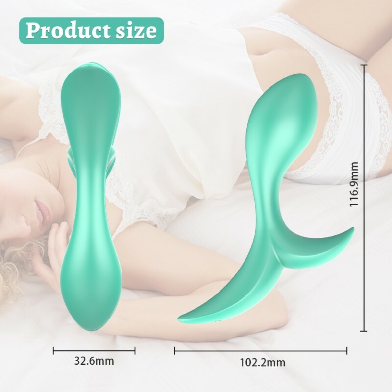 Анальний вібратор Every Night Toys Sally з пультом, бірюзовий, 11.7 х 3.3 см - Изображение 3