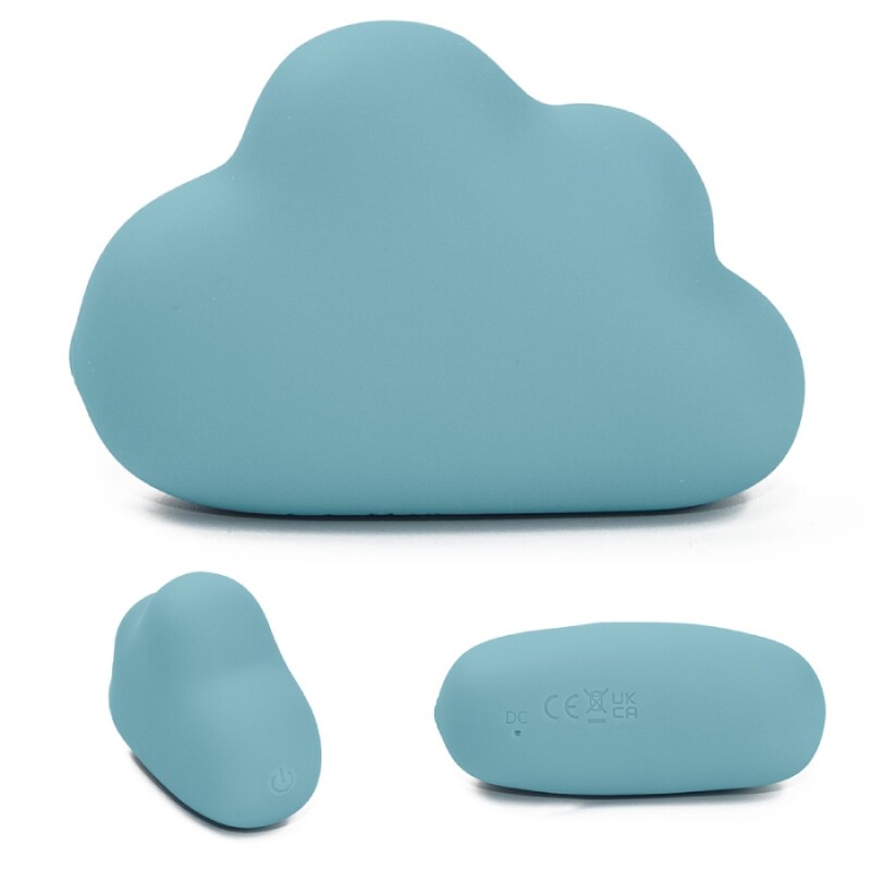 Вібратор для клітора Sweet Em Cloud у вигляді хмари, блакитний, 8.3 х 5.5 см - Изображение 6