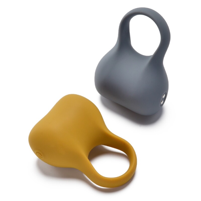Ерекційне віброкільце Sweet Em Silky Ring з пультом, жовте, 7.6 х 5.7 см - Зображення 5