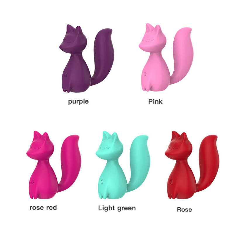 Мінівібратор для клітора Every Night Toys Doris у формі лисички, рожевий, 8 х 3.5 см - Изображение 3