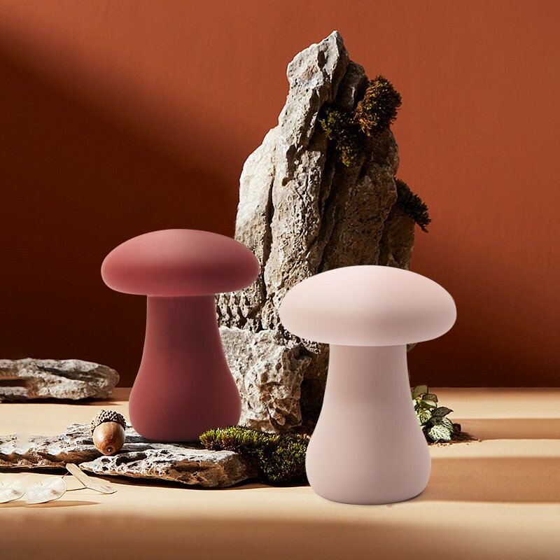 Вібратор Sweet Em Mushroom у формі гриба, бордовий, 7.7 х 6 см - Изображение 7