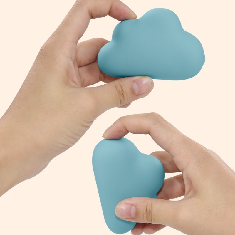Вібратор для клітора Sweet Em Cloud у вигляді хмари, блакитний, 8.3 х 5.5 см - Изображение 8
