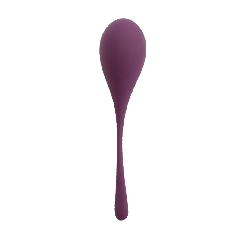 Тренажер Кегеля Sweet Em Kegel Ball з хвостиком, фіолетовий, 70 г, 14 х 3.3 см - Зображення 1