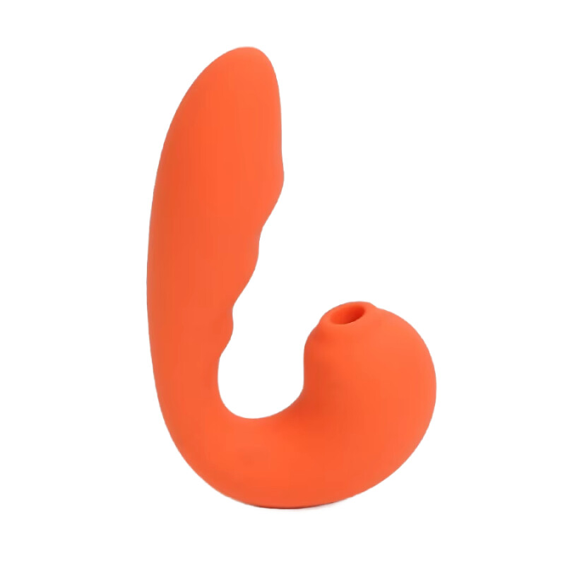 Вакуумний стимулятор клітора Sweet Em Octocurl з вібрацією, помаранчевий, 14.8 х 4.2 см - Изображение 1