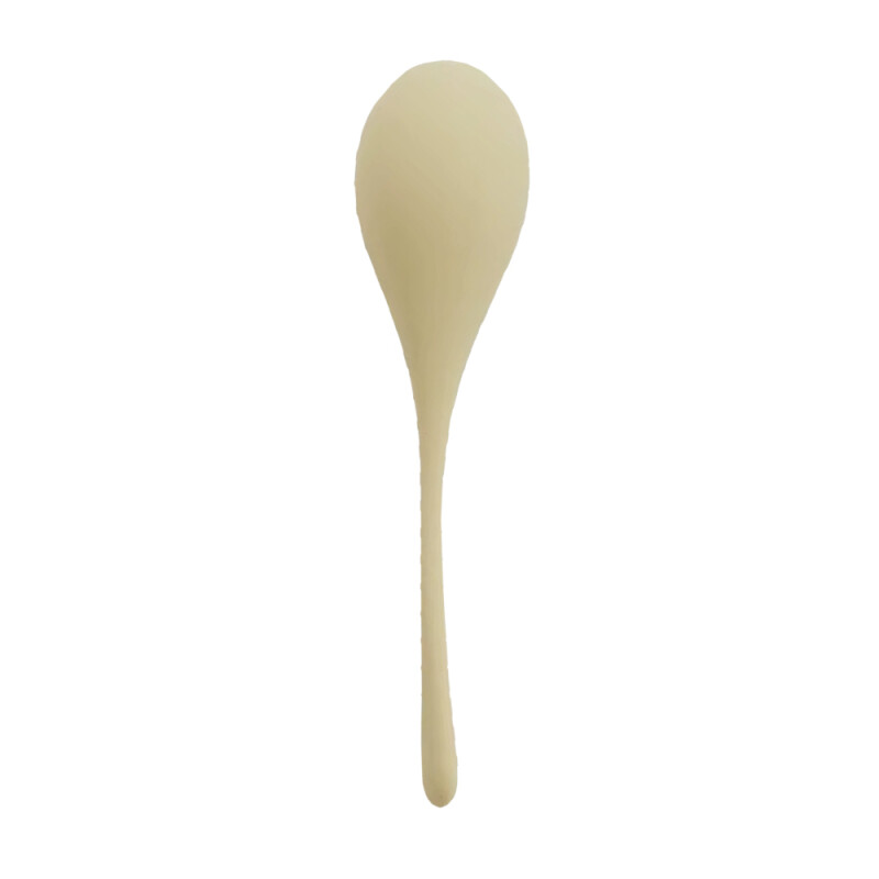 Тренажер Кегеля Sweet Em Kegel Ball з хвостиком, бежевий, 50 г, 14 х 3.3 см - Изображение 1