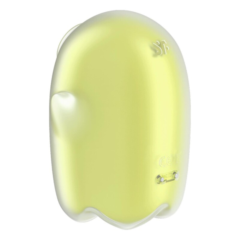 Вакуумний стимулятор Satisfyer Glowing Ghost з вібрацією, жовтий, 8.4 х 5.8 см - Зображення 5