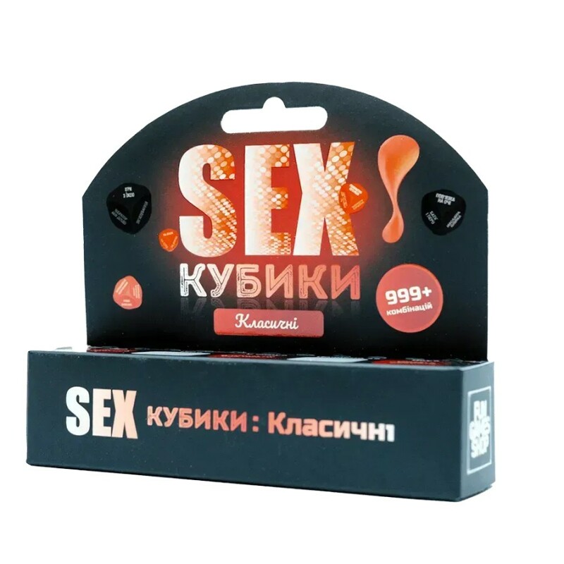 Настільна гра FUN &amp; PLAY SEX Кубики Класичні, 5 шт