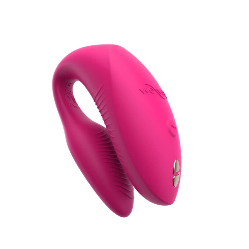 Вібратор для пар We-Vibe Chorus Pro з пультом і додатком, рожевий, 8 см - Зображення 4
