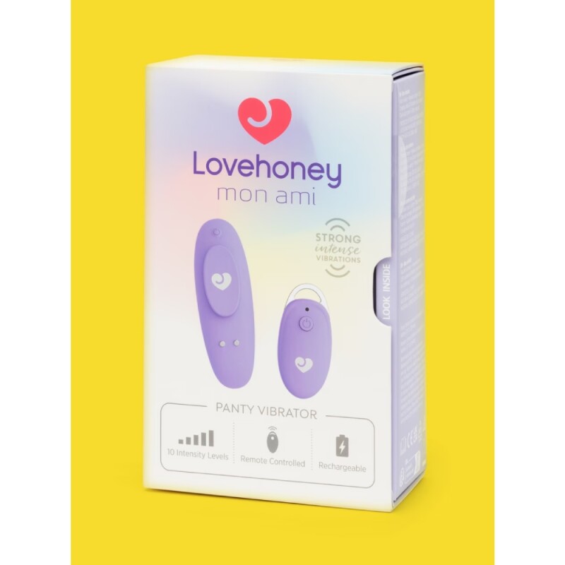 Вібратор в трусики Lovehoney Mon Ami з пультом, бузковий, 8.9 см - Изображение 7