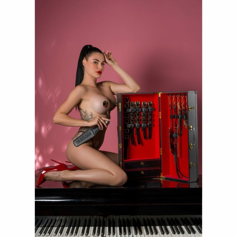 Набір для БДСМ Taboom Desires Masterpiece Case чорний, 11 предметів - Изображение 4