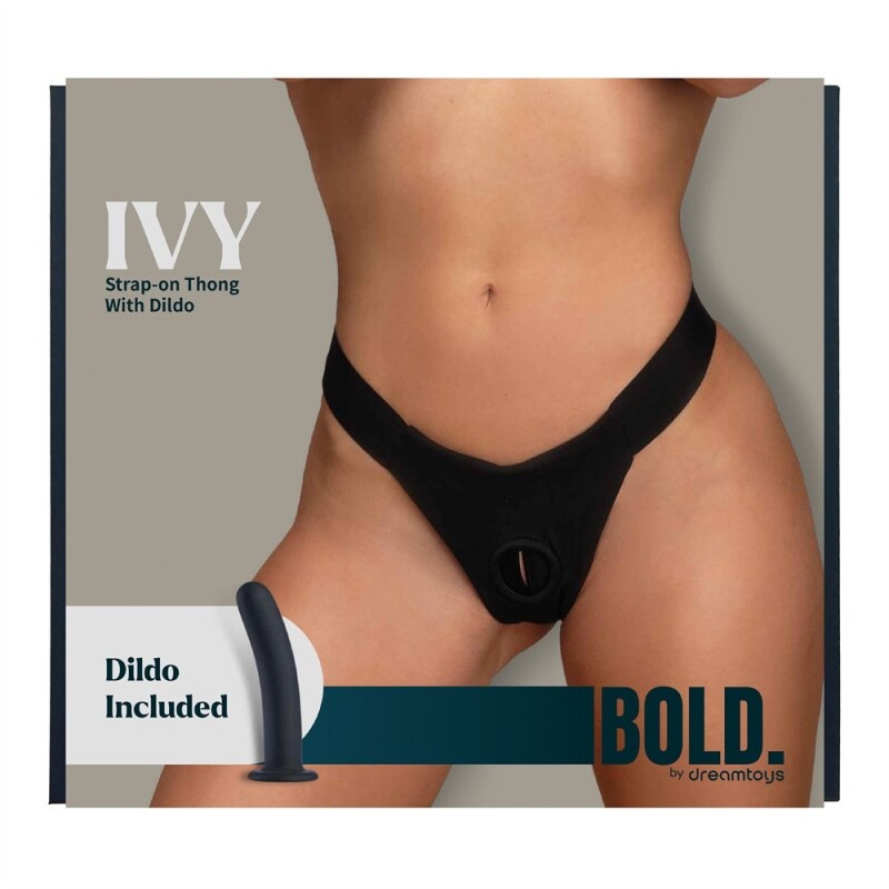 Страпон на трусиках Dream Toys Bold, чорний, 12.7 х 3 см - Зображення 1