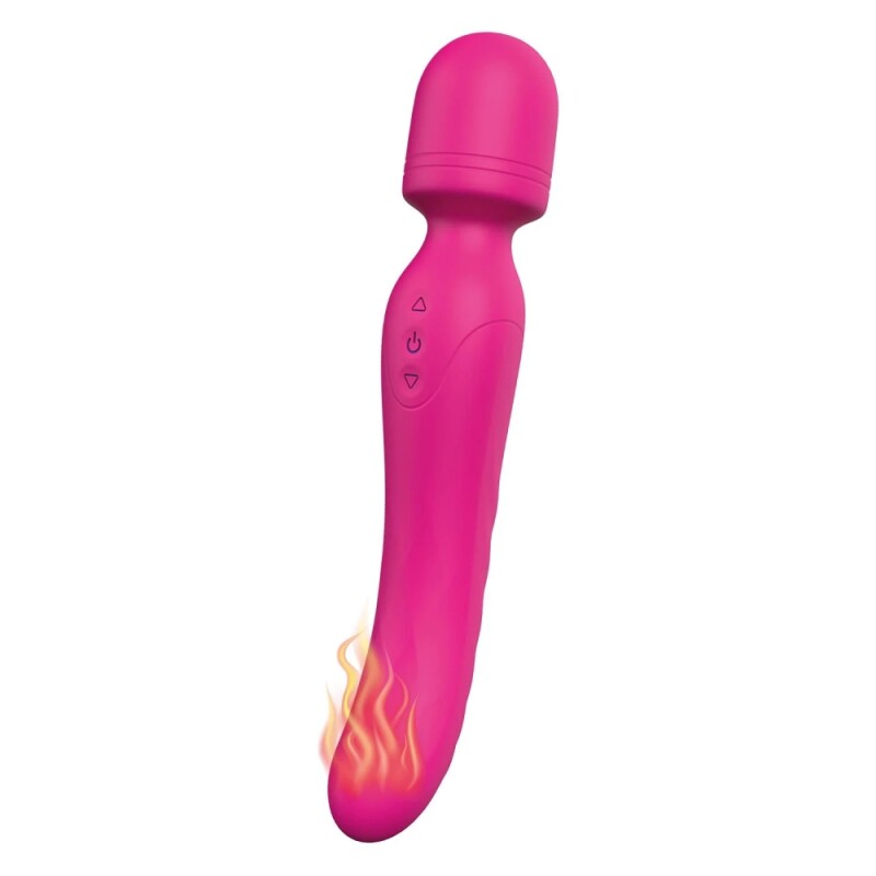 Вібратор-мікрофон Dream Toys Heating Bodywand з підігрівом, рожевий, 23 × 3.6 см - Изображение 2