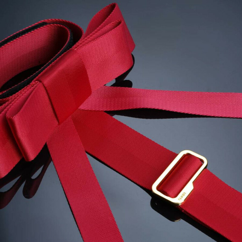 Наручники UPKO Bowknot Bed Restraint Straps з бантиками, червоні - Изображение 1