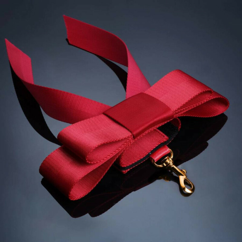Наручники UPKO Bowknot Bed Restraint Straps з бантиками, червоні - Изображение 3