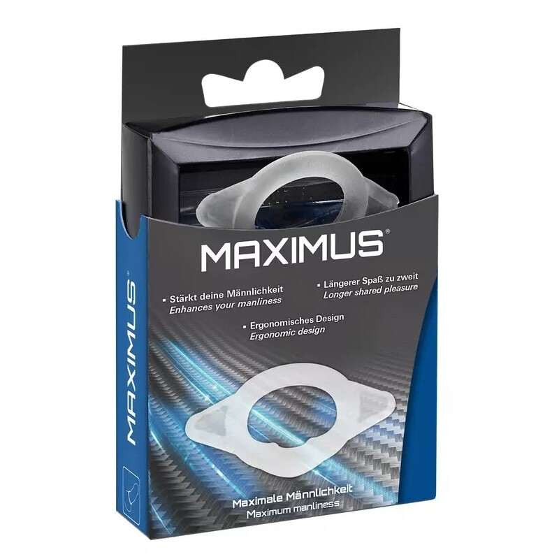 Ерекційне кільце Joy Division Maximus S прозоре, 1.7 см - Зображення 2