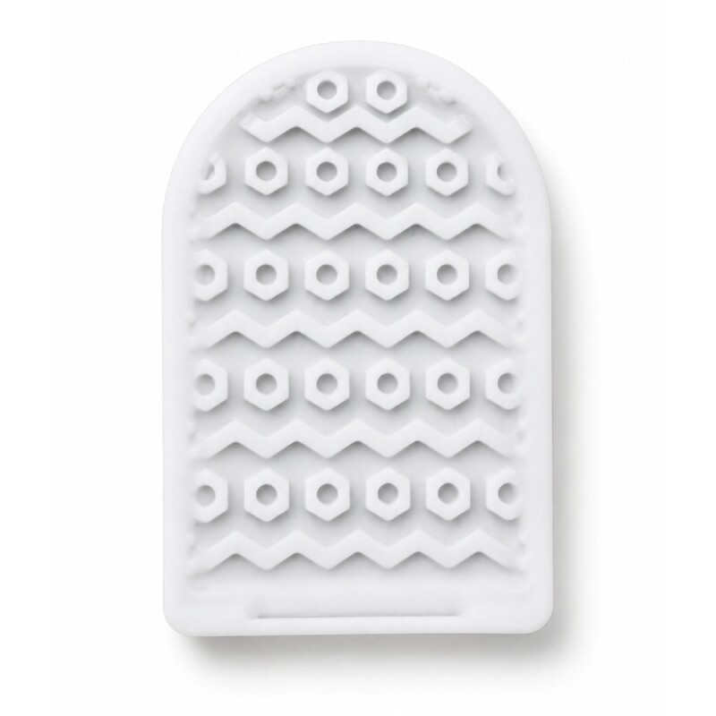 Міні мастурбатор DOU BAO HONEYCOMB Pocket Genius з рельєфом стільника, білий, 8.2 х 5.2 см - Изображение 3