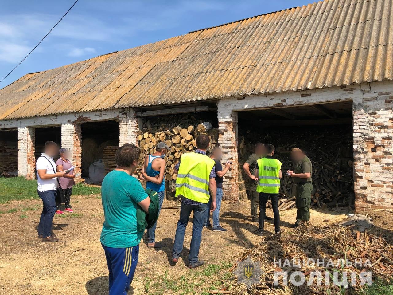 Под Харьковом местные жители незаконно рубили деревья, - ФОТО 