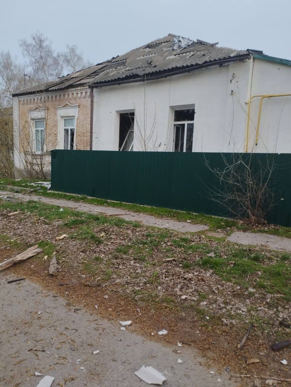 Наслідки обстрілу Куп'янська. Фото: Олег Синєгубов