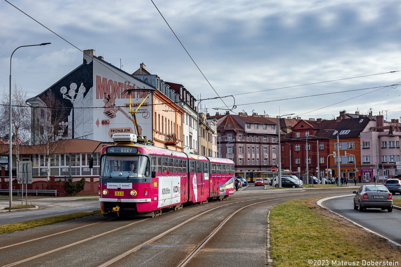 Трехсекционные трамваи на чешских улицах
