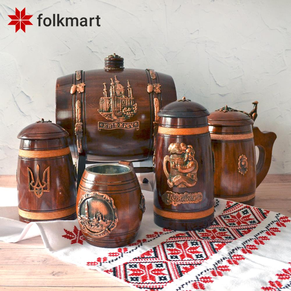 Сувенірні келихи від folkmart.ua