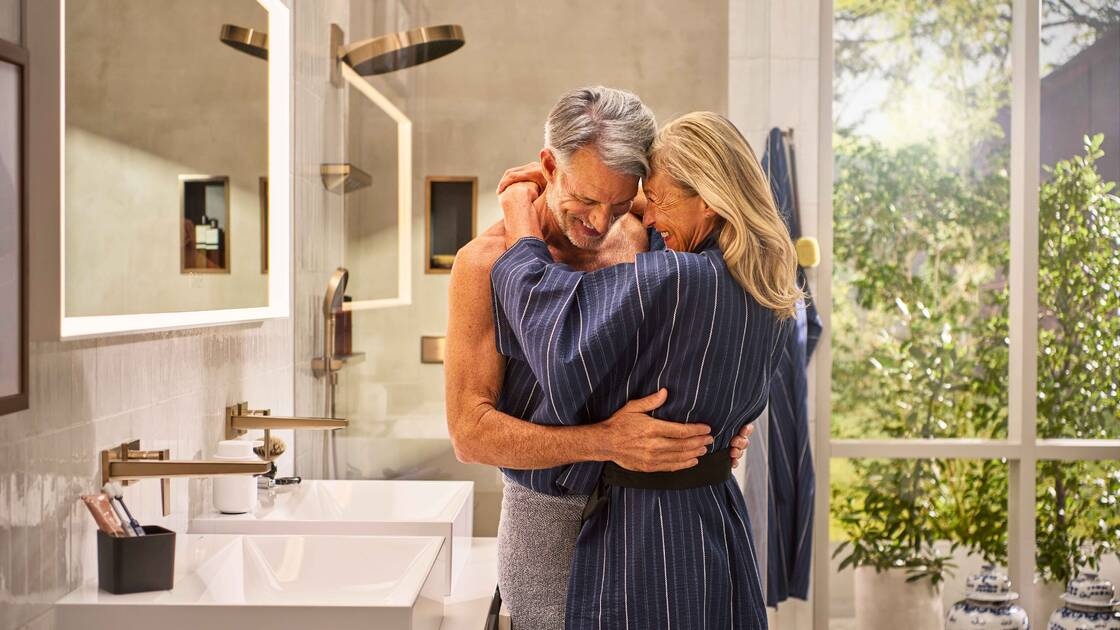 Сантехніка hansgrohe в кольорі бронза — стильний тренд для сучасної ванної