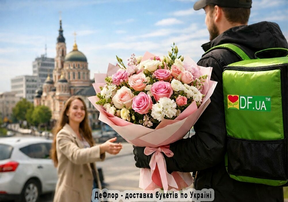 доставка букетів DeFlor у Харкові та по всій Україні
