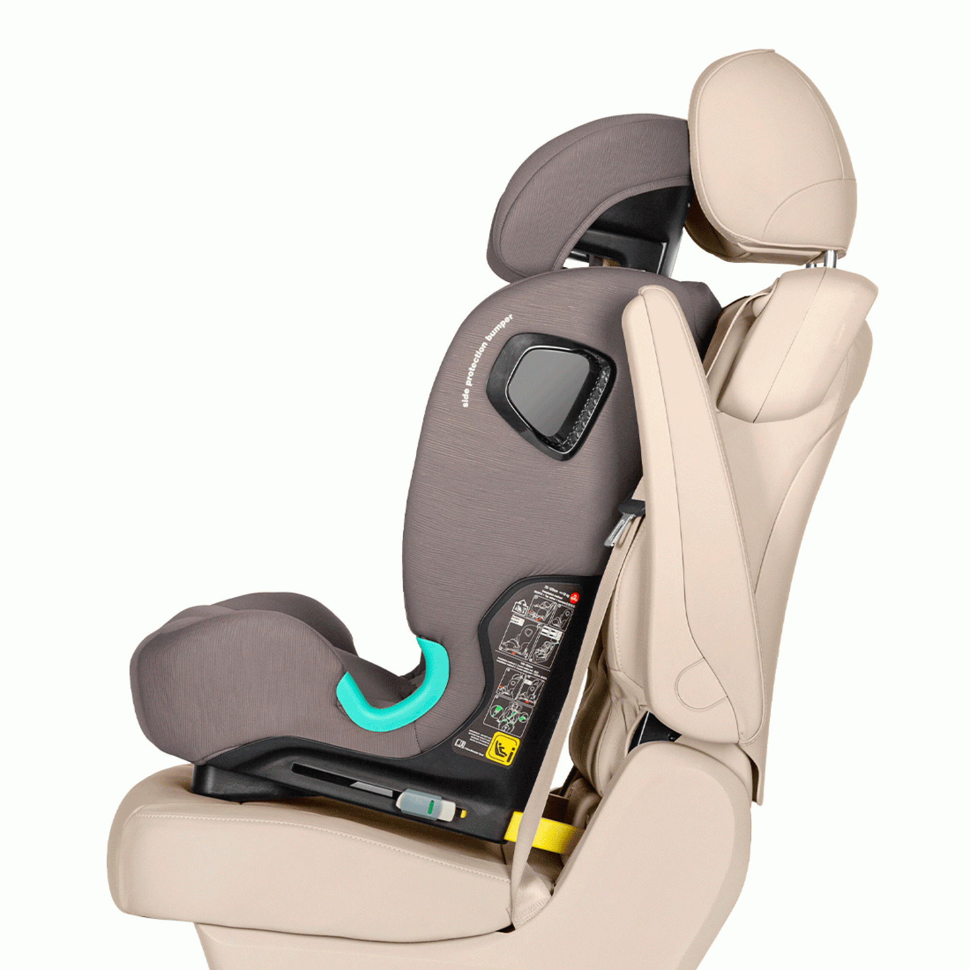 Автокрісло CARRELLO Yukon CRL-15808 Sandstone Beige i-Size 76-150см ISOFIX з нахилом+підсклянник - Изображение 8