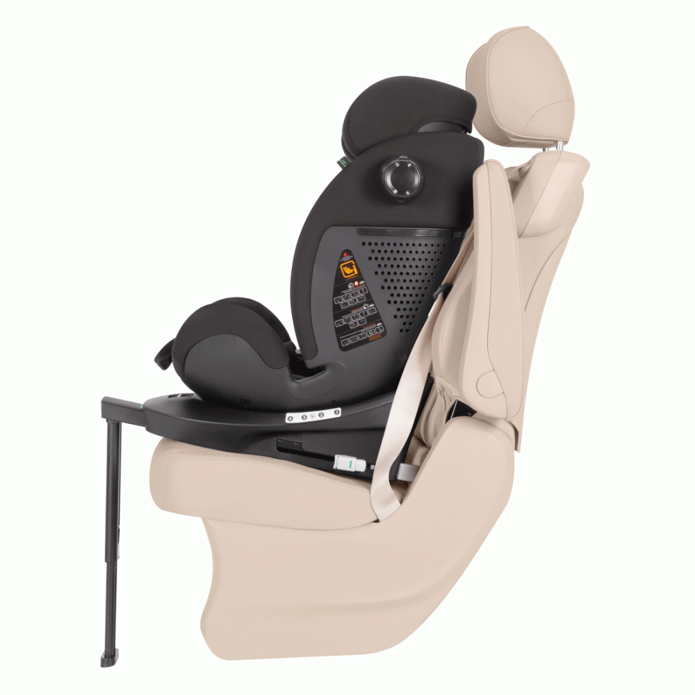 Автокрісло CARRELLO Meteorit+ CRL-17515 Carbon Grey i-Size 40-150см ISOFIX, поворот, опор.стійка - Изображение 1